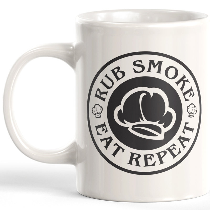 Grande tasse à café Rub Smoke, 11 oz, Céramique