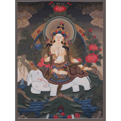 Samantabhadra - Tibetan Buddhist (Brocadeless Thangka)
