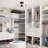 Adia Glass Semi Flush Mount