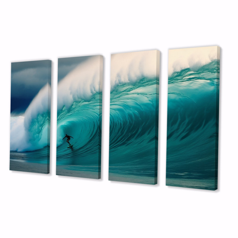 Mote - Hawaii Wall Art Living Room - 4 panneaux