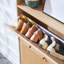 Armoire à chaussures de style japonais - décor minimaliste moderne de couleur bois convenant au couloir et au salon 03-2036303229