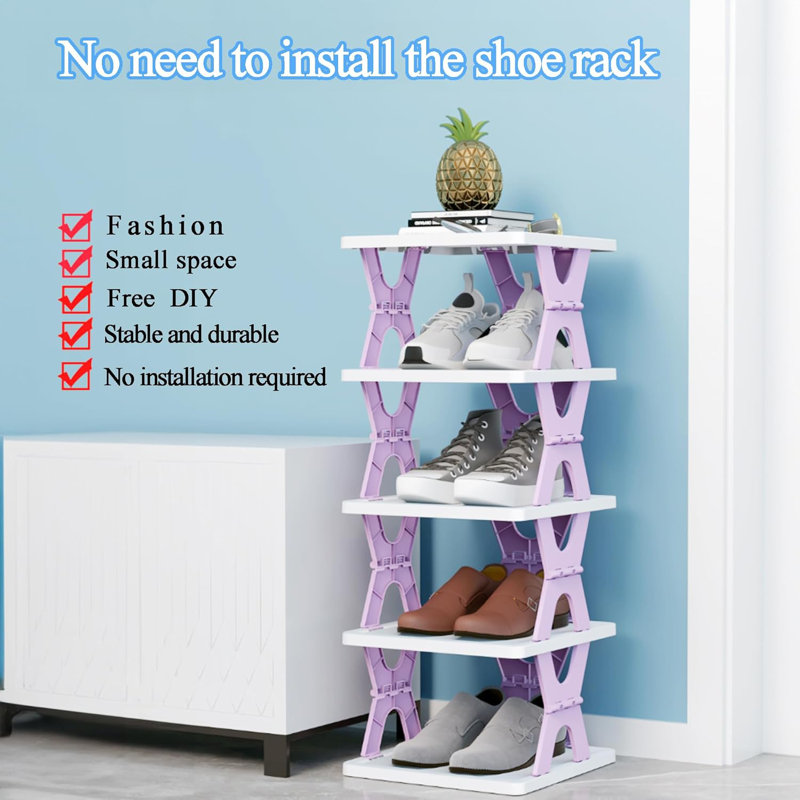 Range-chaussures pliable 6 niveaux pour enfants