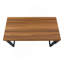 Bureau d'ordinateur, bureau personnel, debout, réglable, L 48 po, travail, ordinateur portable, stratifié noyer, métal noir, contemporain, moderne-1706417394-1706417389