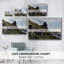 Cabins at Sainte-Gallery, toile tendue-1631596365
