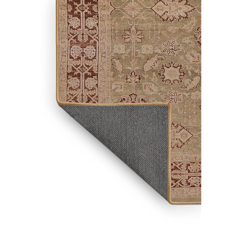 Tapis oriental beige / rouille Hague, Rectangle 5 pi x 8 pi