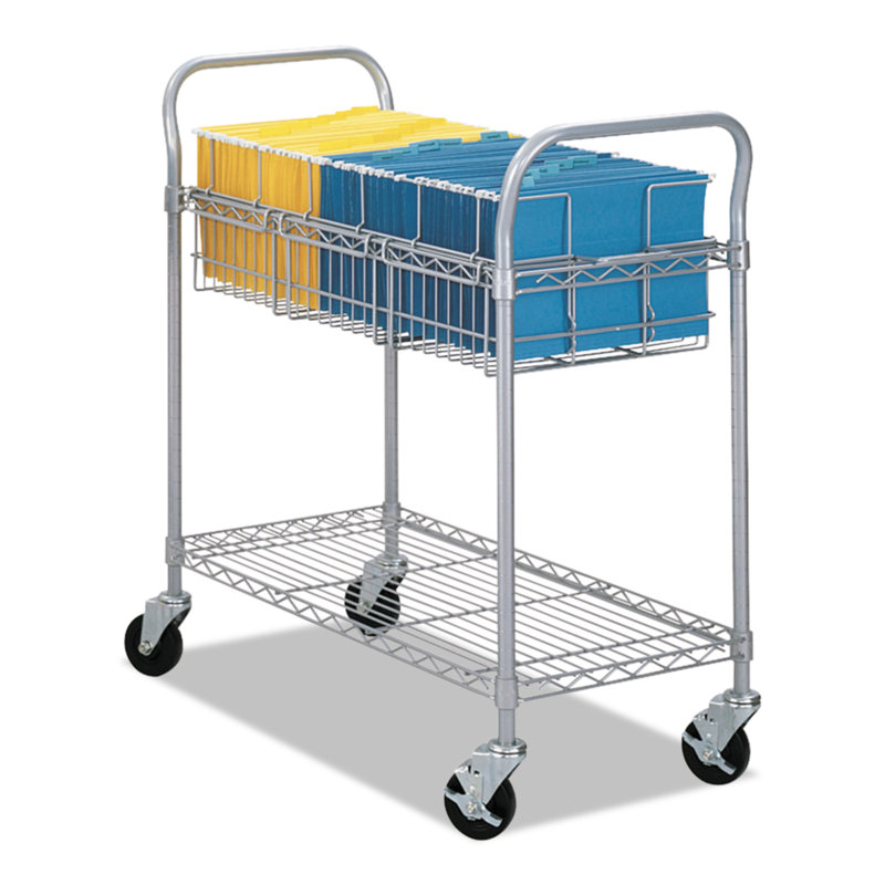Wire File Cart
