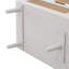 43,31 po Armoire de rangement en rotin 6 tiroirs