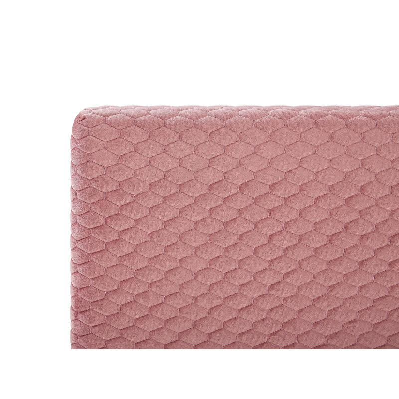 Casares Upholstered Bed, Kingsize (5'), Pink