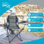 Chaise de camping pliante avec coussin -310033265-384277983
