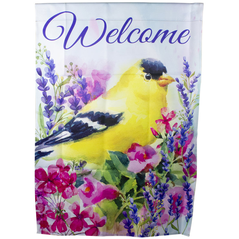 Drapeau extérieur Welcome, H 40 po x l 28 po