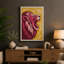 Roaring Lion Modern 1 Piece Wrapped Canvas Wall Art-136775086-136775087