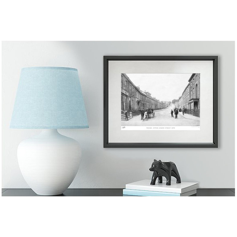 Truro, Upper Lemon Street 1890 by Francis Frith - Single Picture Frame Print, 40cm H x 50cm W x 2.3cm D