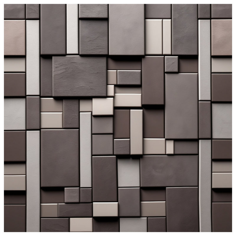 Couvertures à motif géométrique brique, 50in W x 60in H