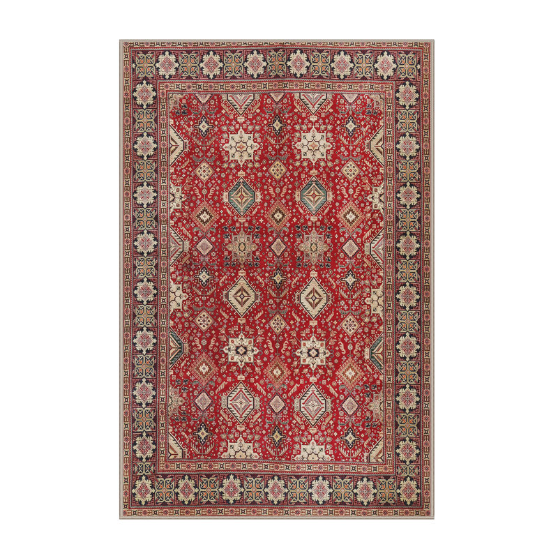 Tapis rouge à motif sud-ouest, Rectangle 5 pi x 7 pi