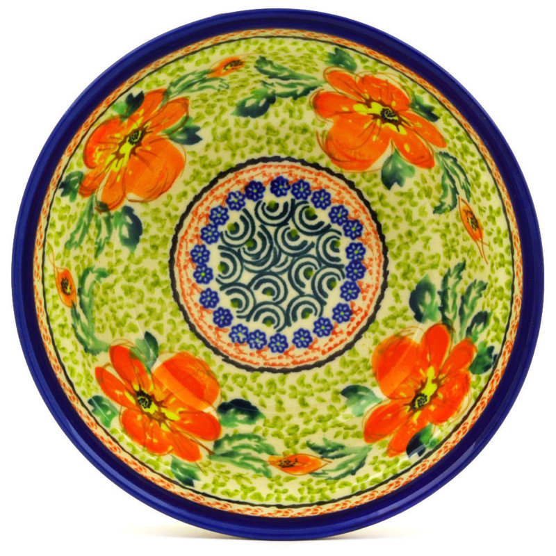 Polish Pottery Stoneware 19 oz Salad Bowl