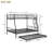 Convertible Metal Bunk Bed With Trundle-238550207