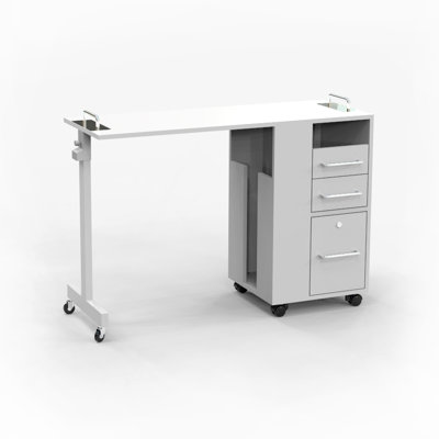Jalaina Metal Base Credenza Desk