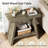 Soild Wood End Table-1494644840
