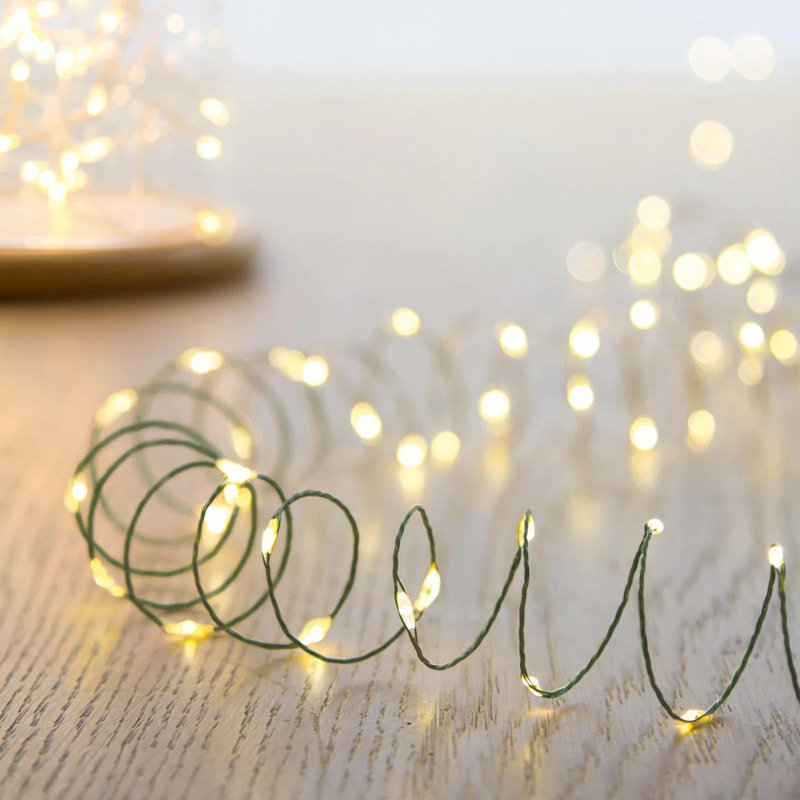 1000cm LED Twinkle Indoor / Outdoor String Lights, Yellow