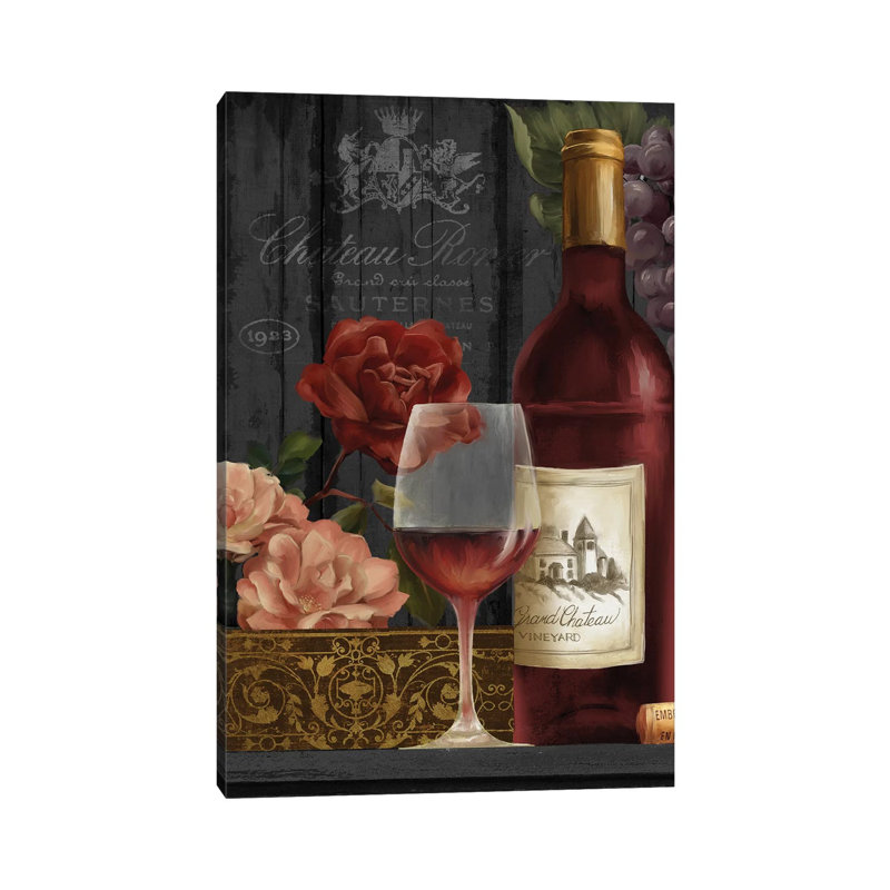 Chateau Wine I by Conrad Knutsen - Wrapped Canvas Print, 30.48cm H x 20.32cm W x 1.905cm D
