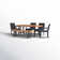 Alyah Rectangular 6 - Person 67.7'' Long Dining Set with Cushions