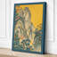 Mountain Mist in Gold Japandi - Wrapped Canvas-2105599668-2105599676