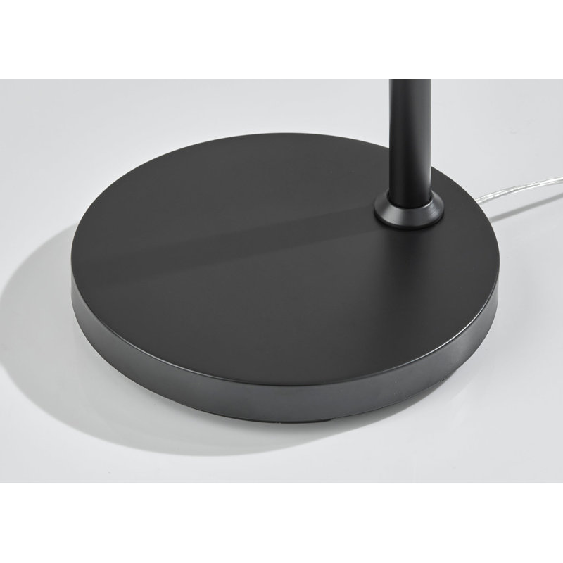 Dounia 57.5'' Black Arched Floor Lamp