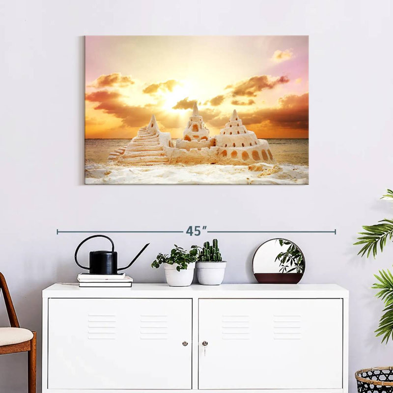 Gillard Sunny Sand Castle, 24" H x 36" W