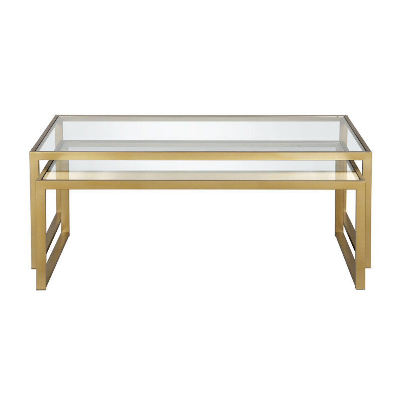 Sled Coffee Table, Gold