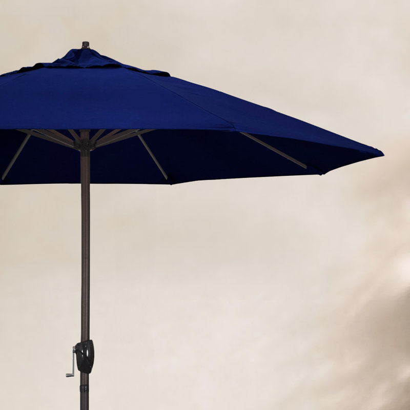 Mira 9' Market Sunbrella® Umbrella, Canvas Trueblue Sunbrella® Canvas