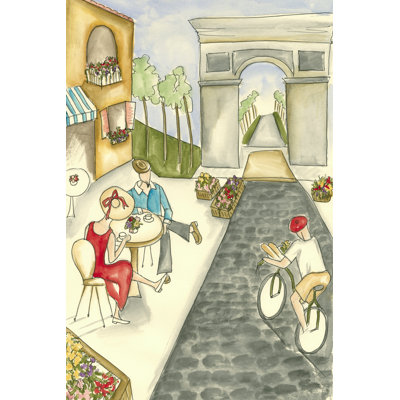 Parisian Holiday II - Wrapped Canvas Print
