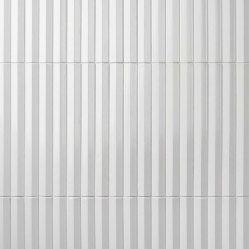 Ponto 4.92 In. X 15.74 In. 3D Polished Porcelain Wall Tile (6.99 Sq. Ft. / Case), Bianco White