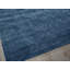 Brunello Modern Handmade Silky Nylon Navy Area Rug-776581587