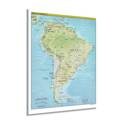 " 2021 South America Map "