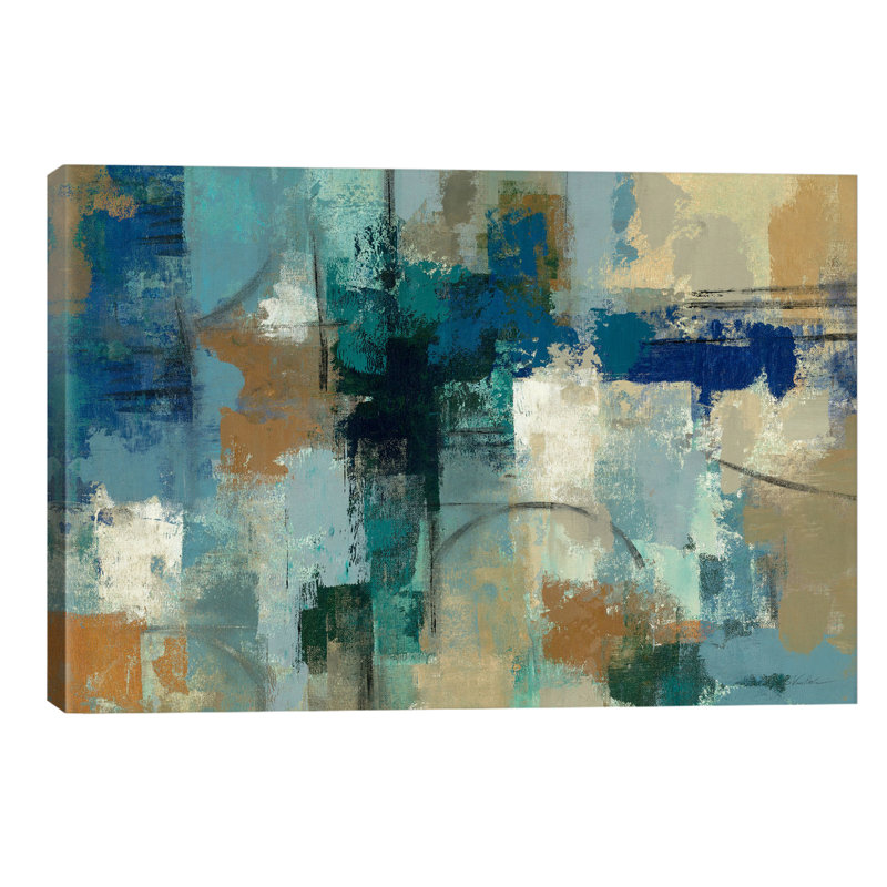 Jasper Lagoon by Silvia Vassileva - Wrapped Canvas Painting, 66.04 cm H x 45.72 cm W x 1.91 cm D