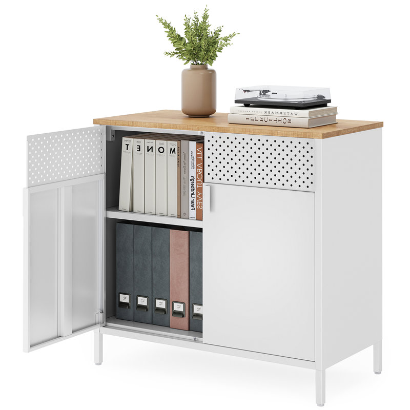 Storage Sideboard,steel Frame, White