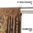 Paisley Swag Valance with Tassels, Classic Jacquard Waterfall Valance, Window Treatment 1 Panel-1871302699