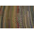 Antique Large Braided American Allover Flat Weave Oval Rug