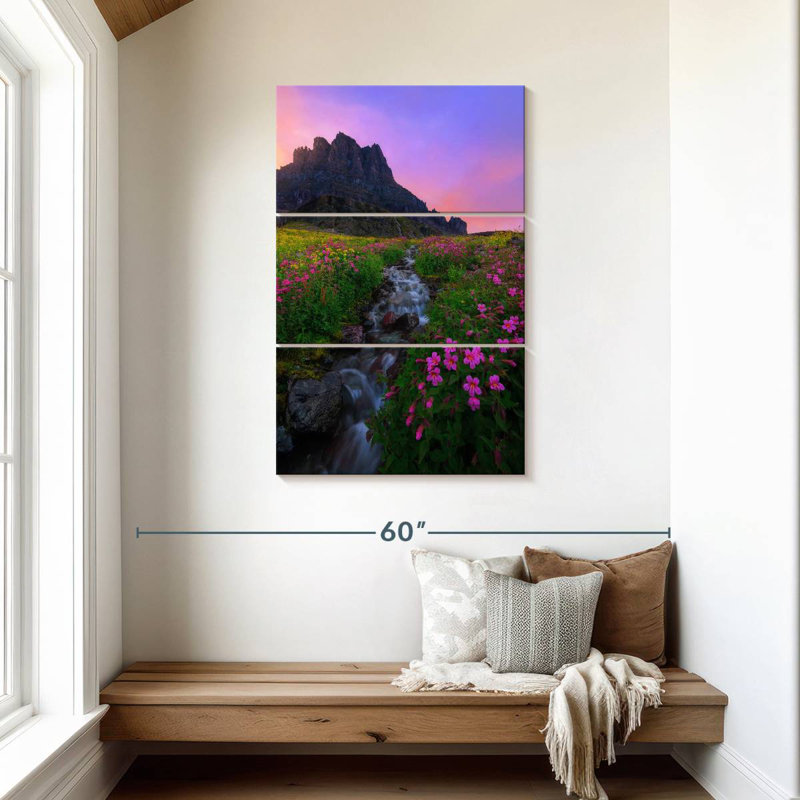 Alvord Scenic Flower Field, H 45 po x l 28 po