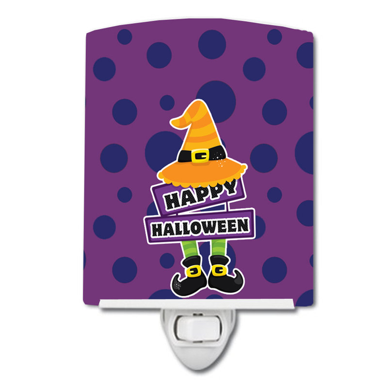 Éclairage de nuit en céramique happy Halloween
