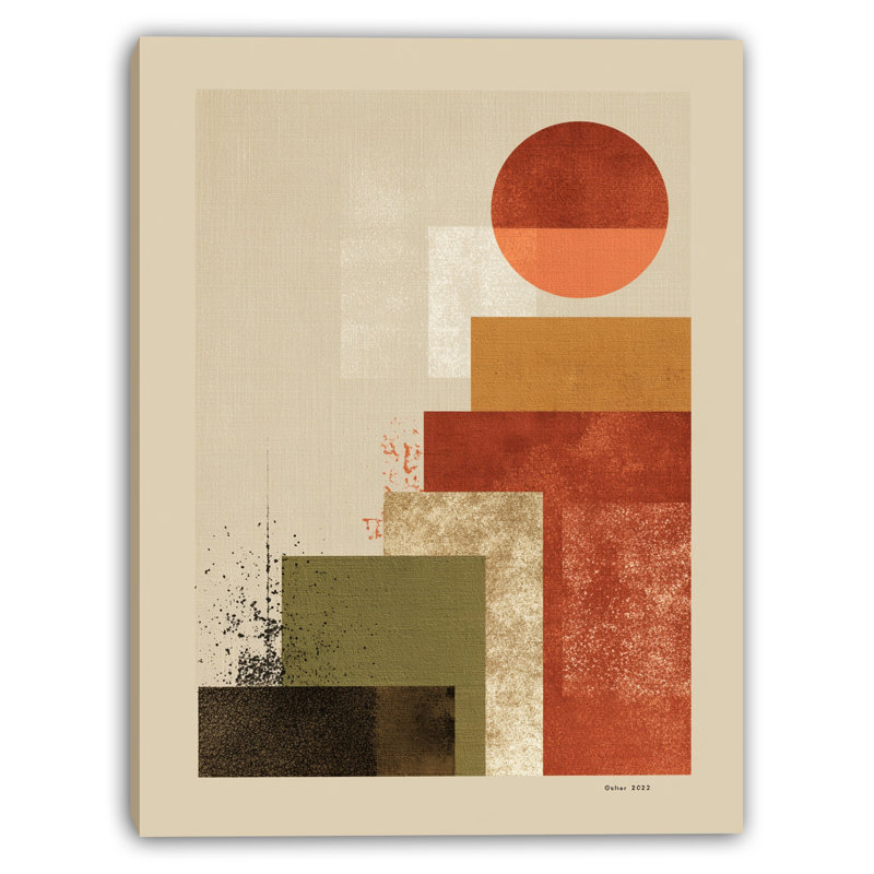 Sunset Steps-Wrapped Canvas Wall Art