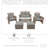4 Piece Outdoor Conversation Set-1698667452