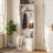 23.5" Wide 3-In-1 Hall Tree, Padded Seating Bench & Multi-Functional Storage Zones, Anti-Tip Design Suitable For Mudroom, Entryway