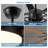 60 Inch Ceiling Fan With Lights And Remote Control, 8 Plywood Blades, 6-Speed Noiseless Reversible DC Motor, 3CCT, Windmill Ceiling Fan For Kitchen Bedroom Living Room, Black