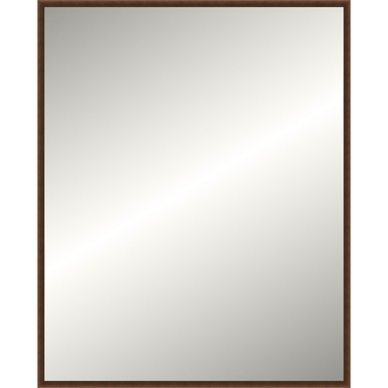 Miroir bronze métallique, Large Rectangle