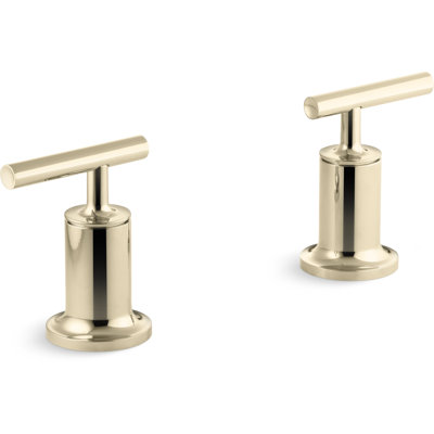 Purist® Deck- or Wall-Mount High-Flow Bath Trim with Lever Handles