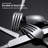45-Piece Silverware Set Flatware Cutlery Set Service For 8, Durable Stainless Steel Tableware In Ergonomic Design Size And Weight, Kitchen Utensil Sets With Steak Knives, Rust-Proof, Dishwasher Safe