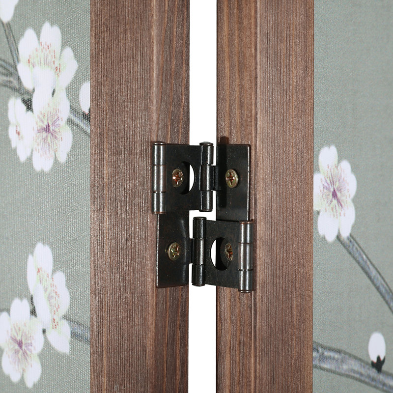 Cloison pliante en bois massif à 4 panneaux l 78,74 po x H 70,86 po Cathyjo Cathyjo