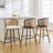 Cane Back Upholstered Counter & Bar Stool-2037488967-2037488964-2017695590