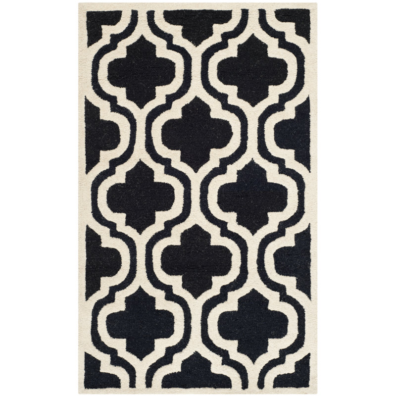 Cambridge Hand Tufted Wool Geometric Rug, Rectangle 8' x 10'